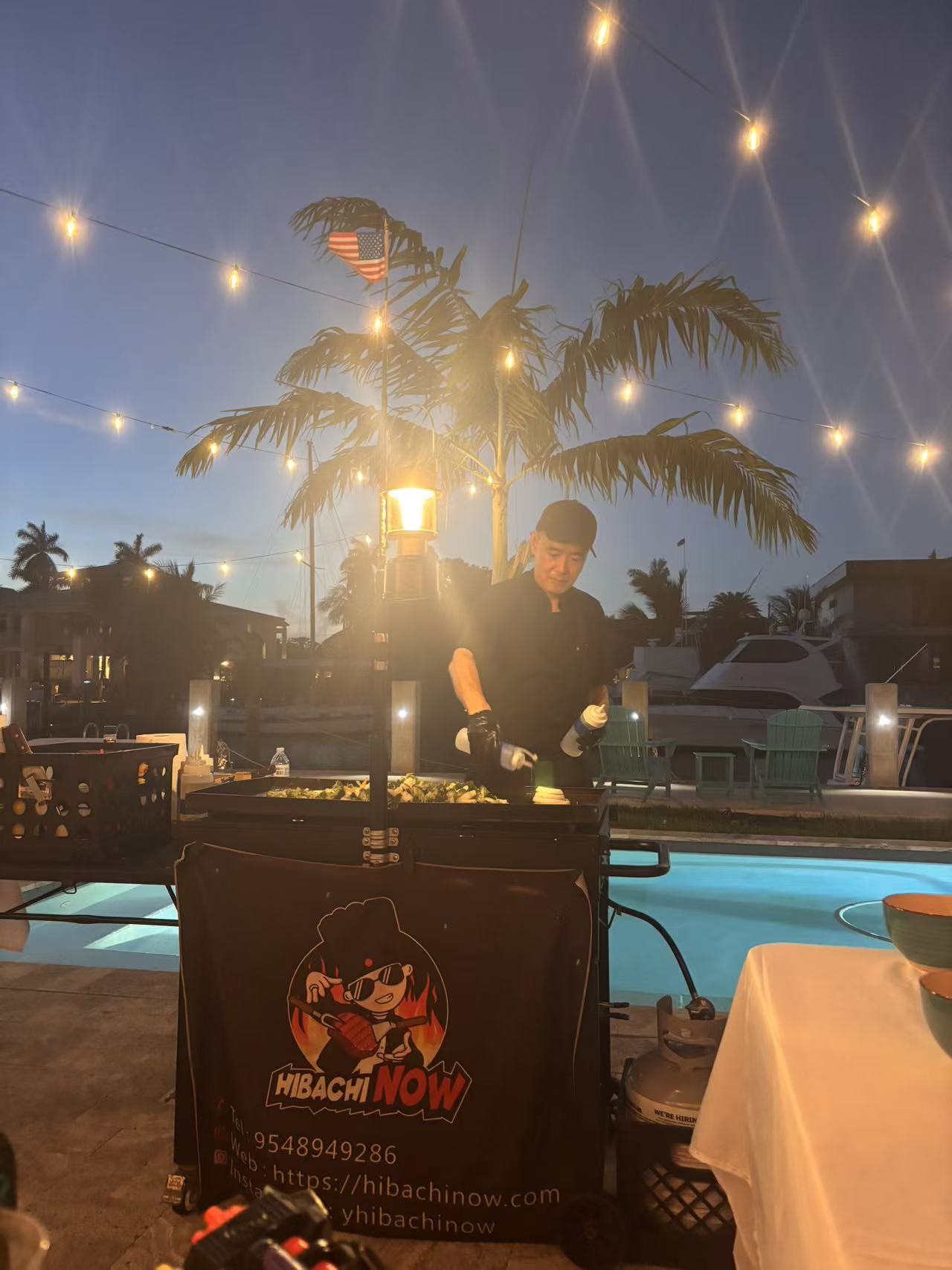 Hibachi Now Bring the authentic hibachi experience to your backyard! Professional hibachi catering service across FL, MD, CA, TX, NY & OR photo 29